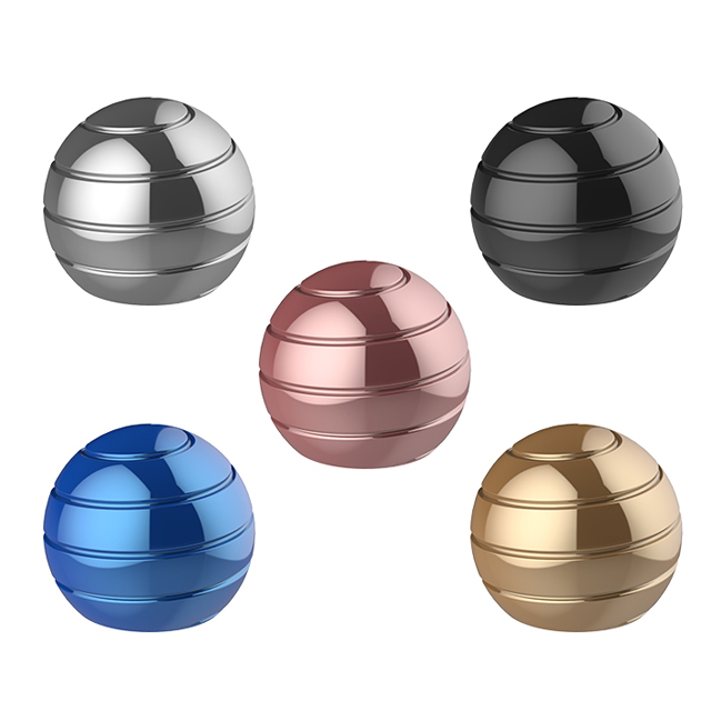 Novelty Funny Fidget Ball Relief Stress Toys Kinetic Desk Toy Hand Spinner Stress Relief Transfer Gyro Toy 