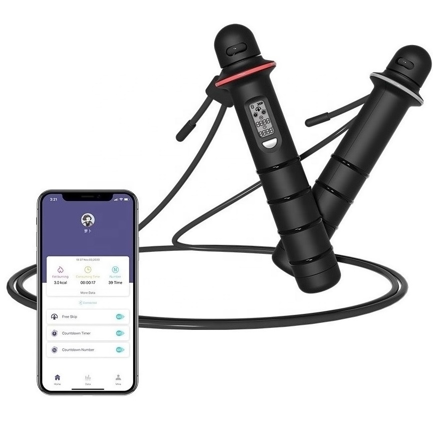 Supplier Skipping Rope Adjustable Smart APP High Quality Digital Jump Rope