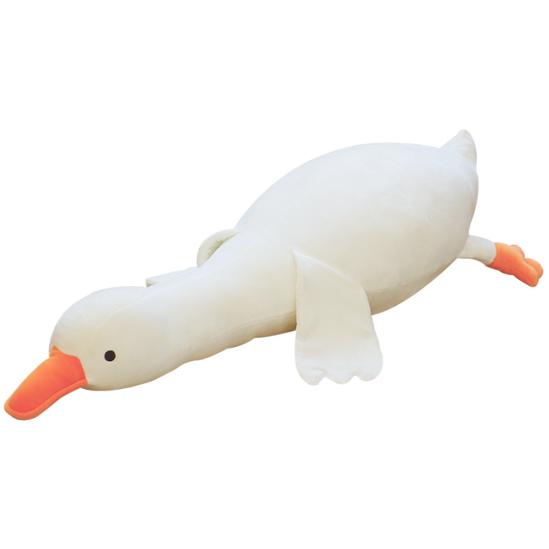 Amazon New Baby Sleeping Big White Soft Goose Plush Toy Pillow Gift 