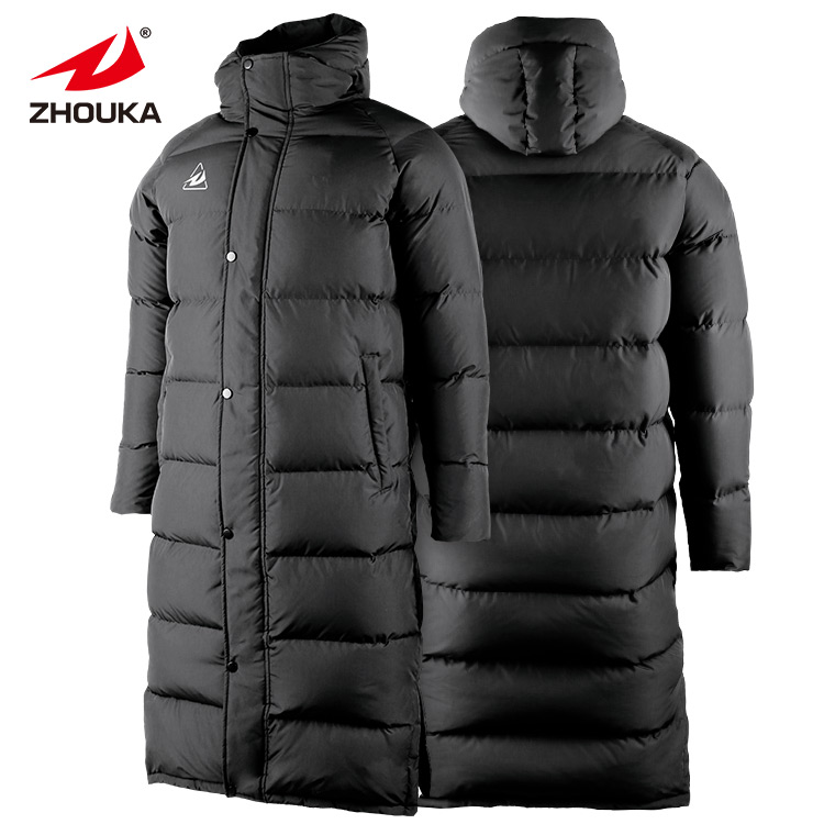 Winter Casual Sport Custom Design Fashion Stylish Big Long Puffer Down Mens Jacket With Hood 
