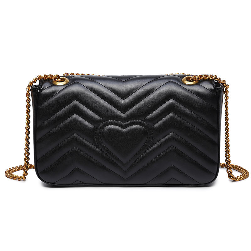 Replicate Luxury Bags With Logo Designer Famous Marmont 1:1 Genuine Leather Love Ladies Single Shoulder Handbags For Women 