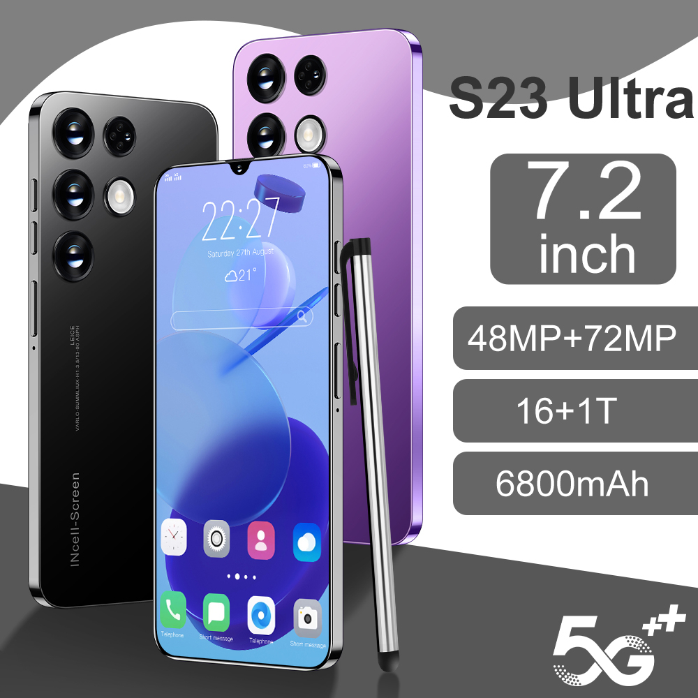 Free Shipping Hot Sale Branded New V19 Pro Is S23 Ultra 512gb Mobile Phone 