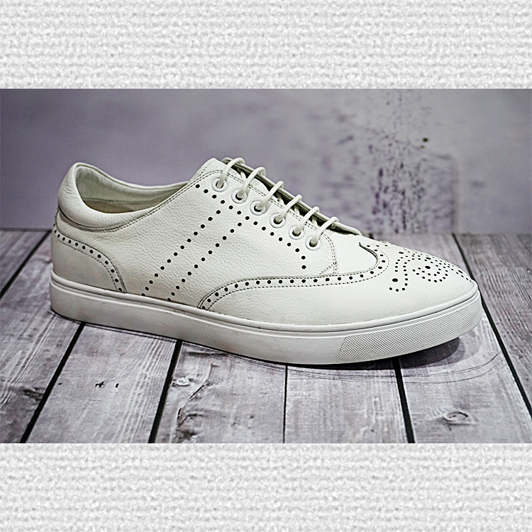Fashionable Cool Style Black Brand Design Shoes Genuine Leather Oem Sports Shoes Running Custom Men&#39;s Sneakers 