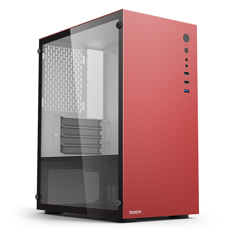 Obudowa Na Aluminium Pc Case Computer Hardware &amp; Software Tempered Glass Itx/m-atx Aluminum Case Pc 