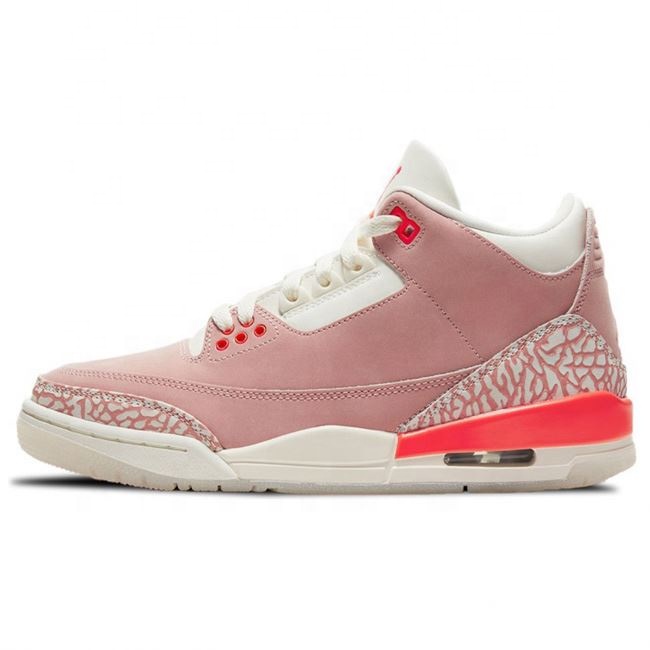 Men Shoes 3 Retro Rust Pink Men Women Sneakers Fashion Casual Sports Shoes Basketball Shoes 