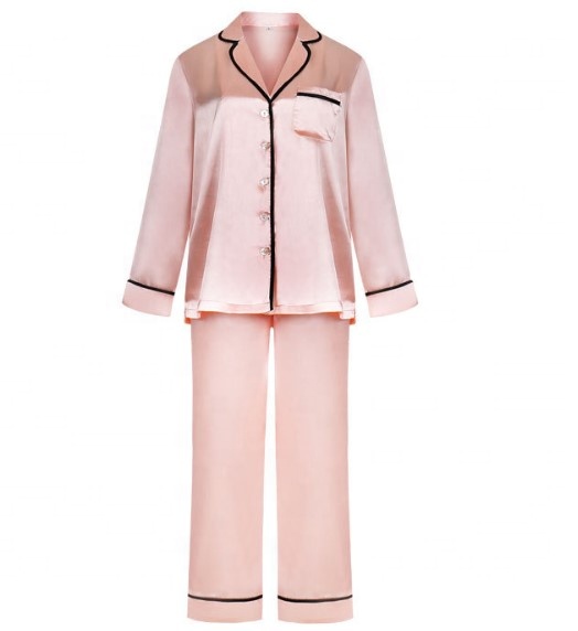 High Quality Custom Logo Long Sleeve Women Pajamas Set Home Wear Set Nightwear Plus Size Women&#39;s Clothing Women&#39;s Sleepwear 