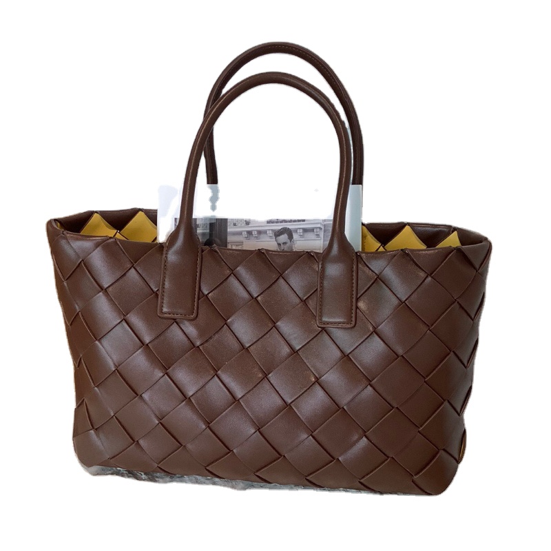 2022 Luxury Design Handbag For Women Woven Genuine Leather Handbags And Purse Diamond Lattice Totes Ladies Shoulder Bag 