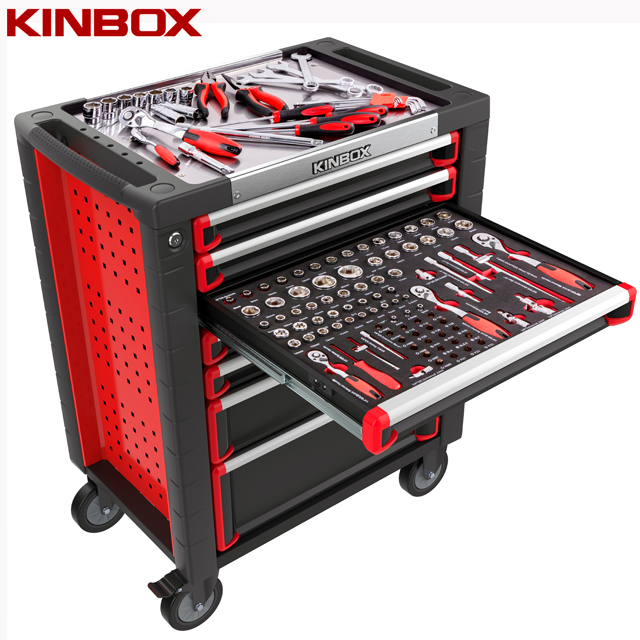 Buy Kinbox Workbench Tool Chest/cart/trolley Garage Tool Cabinet Set Tool Box With Hand Tools Workshop Garage Storage 