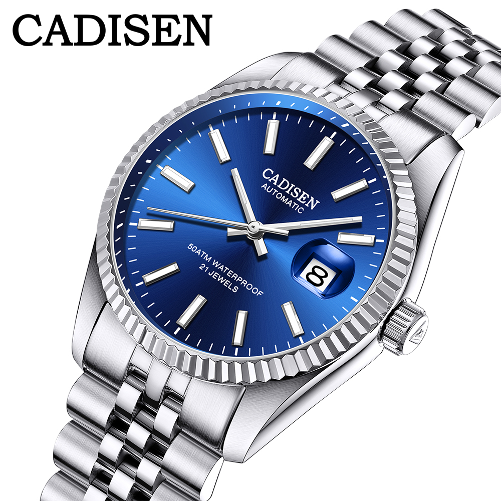 2020 Cadisen 8185 Mens Watches Luxury Automatic Watch Men Sport Watches For Men Waterproof Business Clock Relogio Masculino 