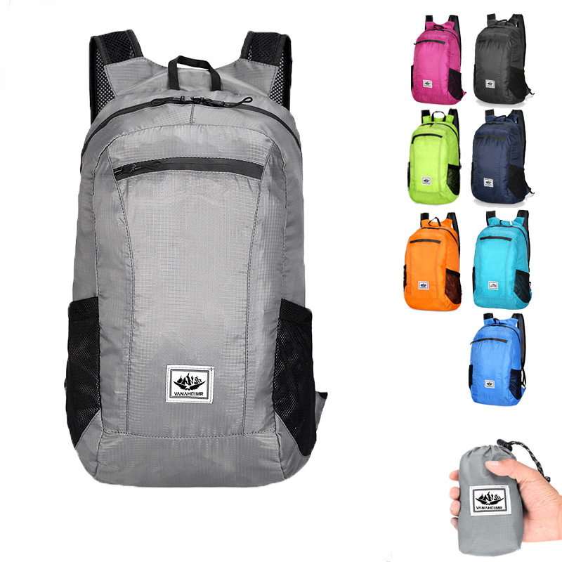 Custom Logo Outdoor Sports Large Capacity Travel Bag Waterproof Sports Folding Gym Backpack