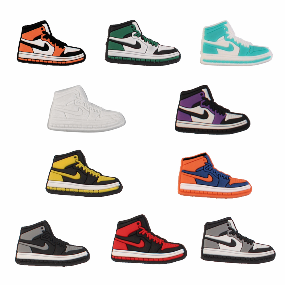 Custom Logo Character Flower 3d Aj Yezzy Decoration Clog Flag Letter Accessories Sneaker Pvc Designer Shoes Charms For Croc