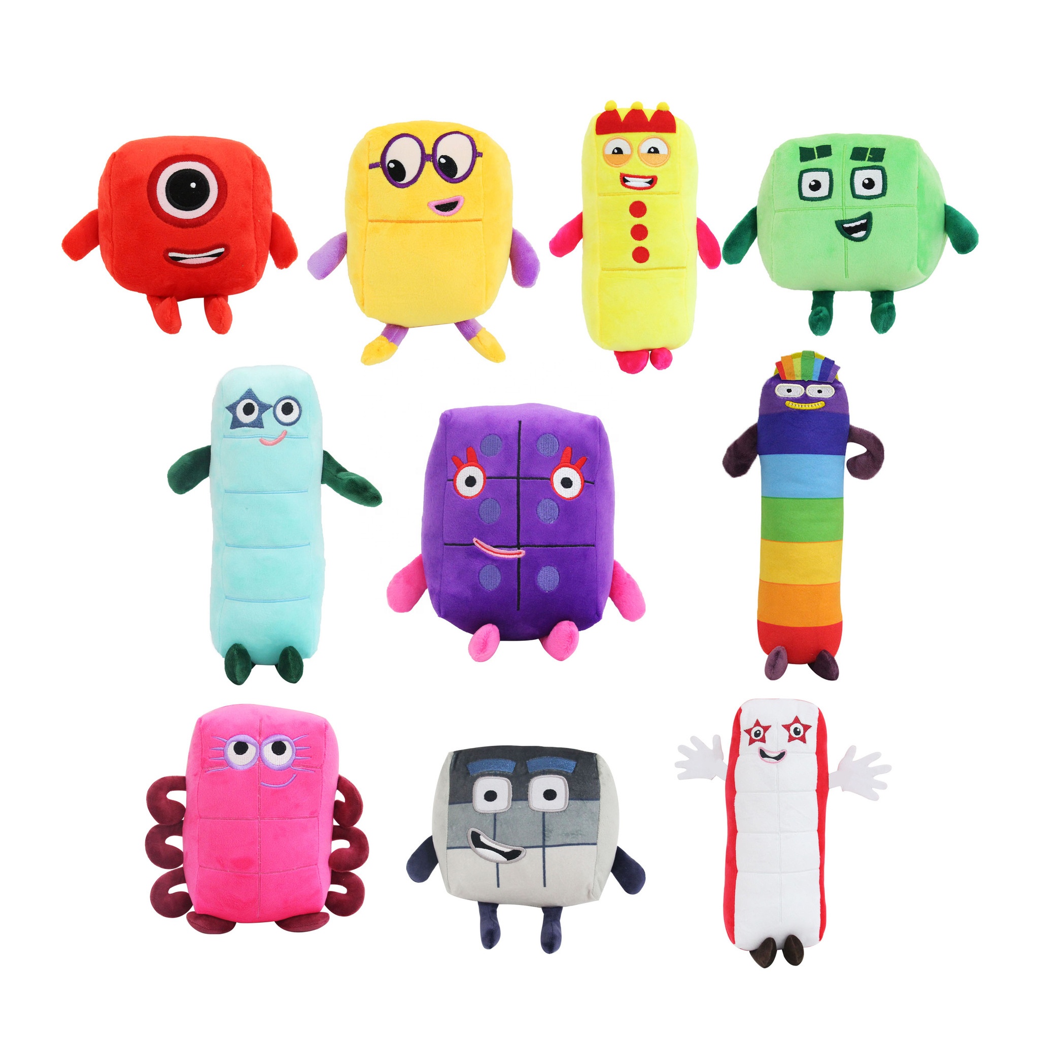 Number Cube Plush Doll Educational Stuffed Number Blocks Toys Kids Gift Toys Kids Gift Cute Plush Toy 