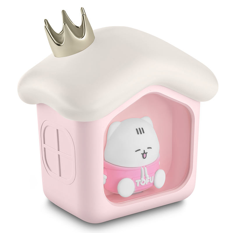 Kids Toys Cute Duck House Usb Install Transparent Night Light Shell Imini Portable Rechargeable Humidifier Air Purifier 