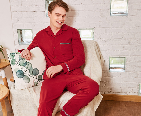 Pajama For Men Red Pajamas Set 