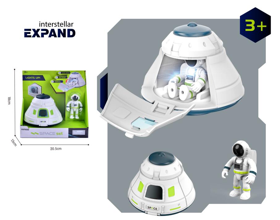 2022 New Arrival Educational Science Toys Kids Space Toy Amazing Return Cabin Toy For Boy 