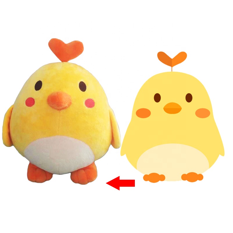Holiday Gifts Toys Kids China Stuffed Chicken Plush Toys For Crane Machines Animals Big Soft Toys 