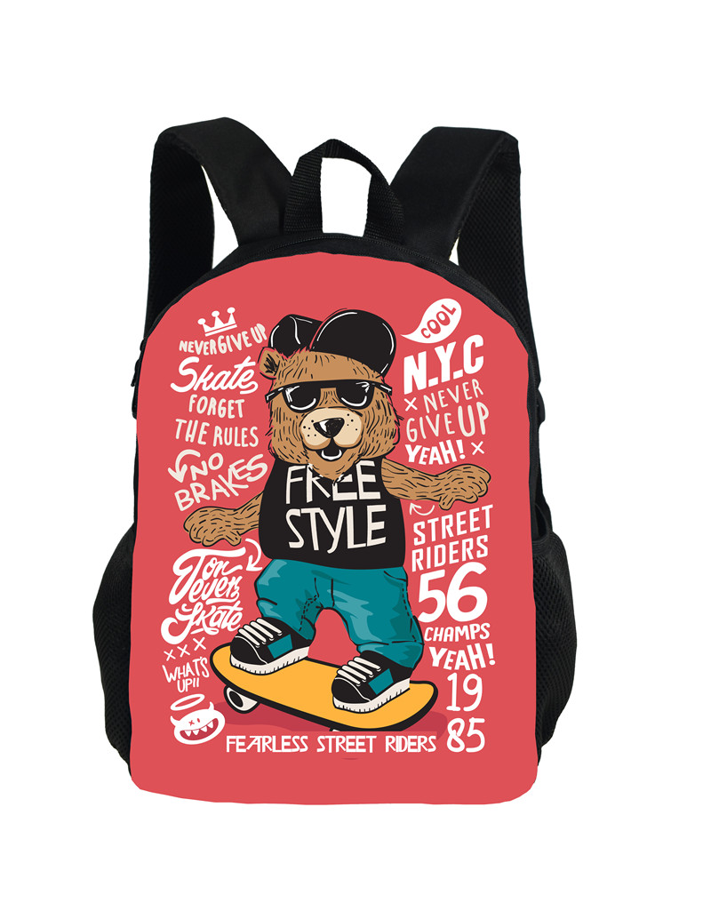 Promotional Cute Cartoon Kids School Backpacks For Children 