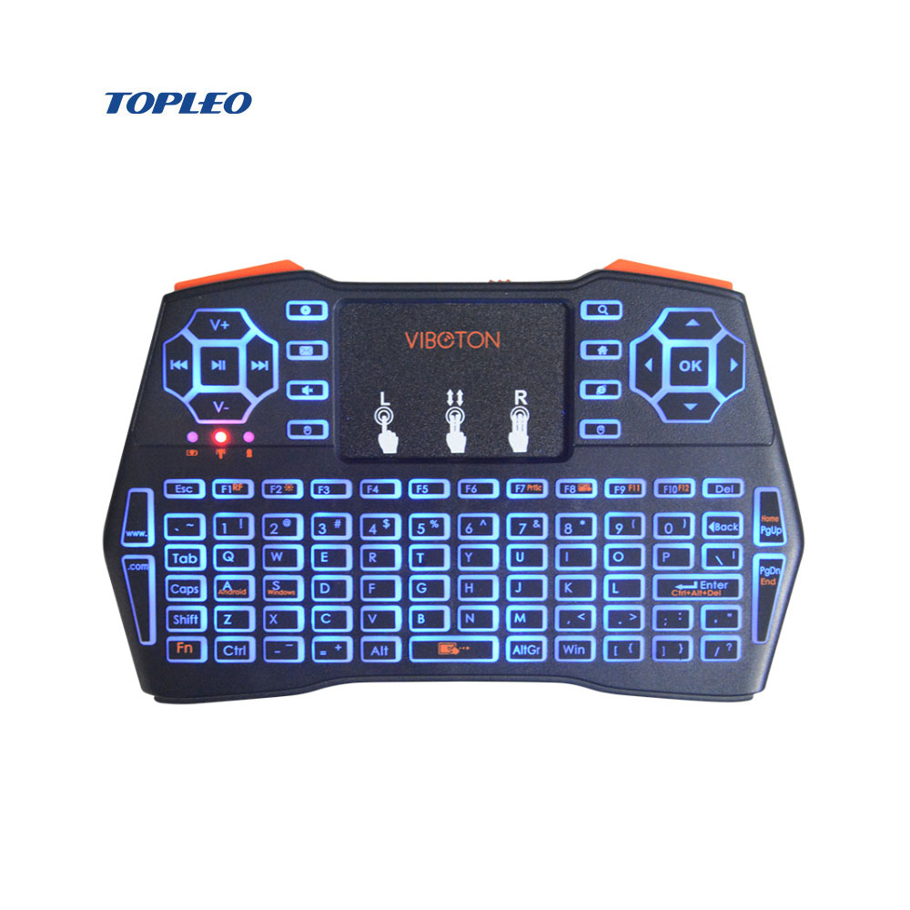 Latest Industrial Oem Custom Notebook Pc Computer Accessories Slim Smart 2.4g Wireless Mini Usb Touchpad Keyboard 