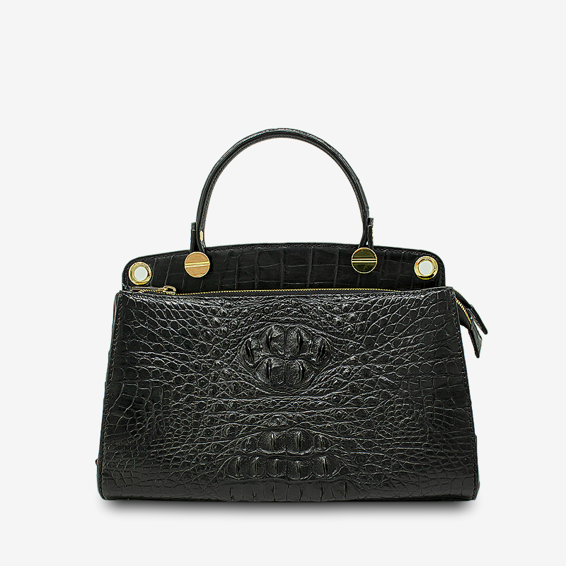 High Quality Custom Designer Women's Handbag Luxury Genuine Crocodile Leather Bag With New Design for Ladies Your Logo Added