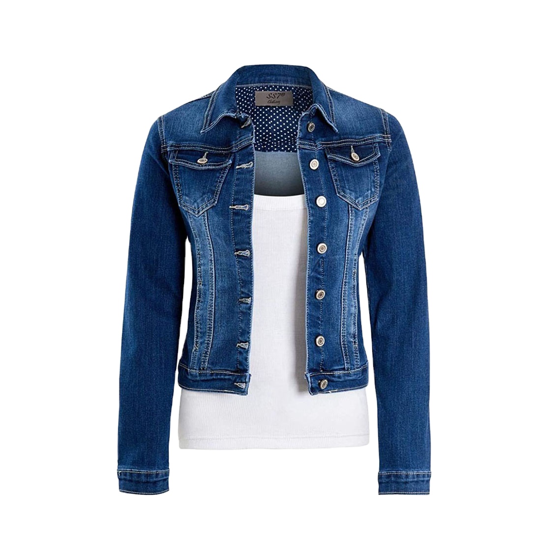Women&#39;s Denim Jacket Autumn Winter Jeans Jacket 