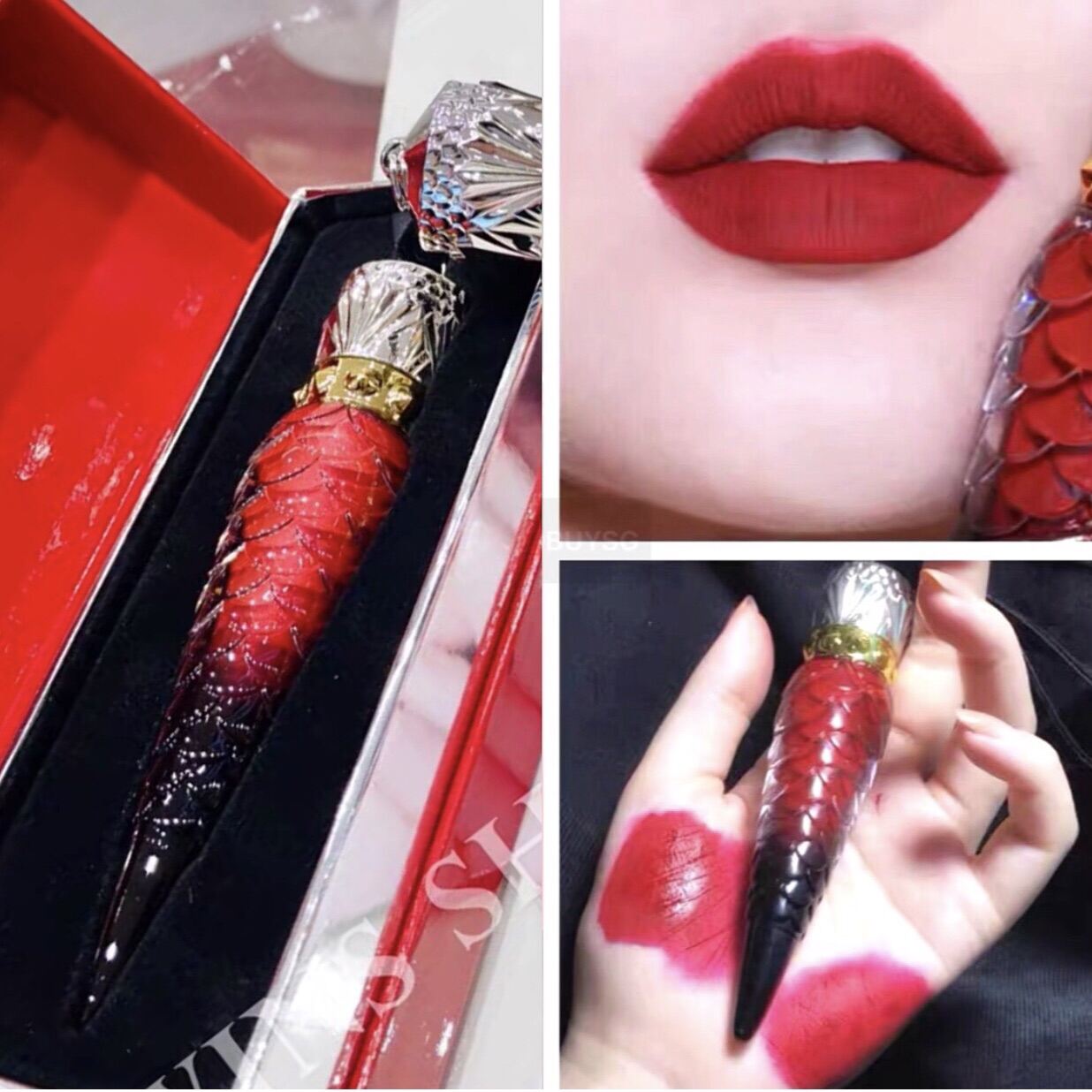 CHRISTIAN LOUBOUTIN | Beauty Matte Fluid Lip Colour Lipstick #001F