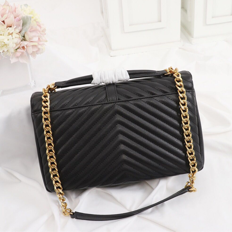 2022 High Quality Real Leather Handbags Women Messenger Bags Chain Caviar Bag For Ladies Luxury Handbag For Women Shoulder Bags 
