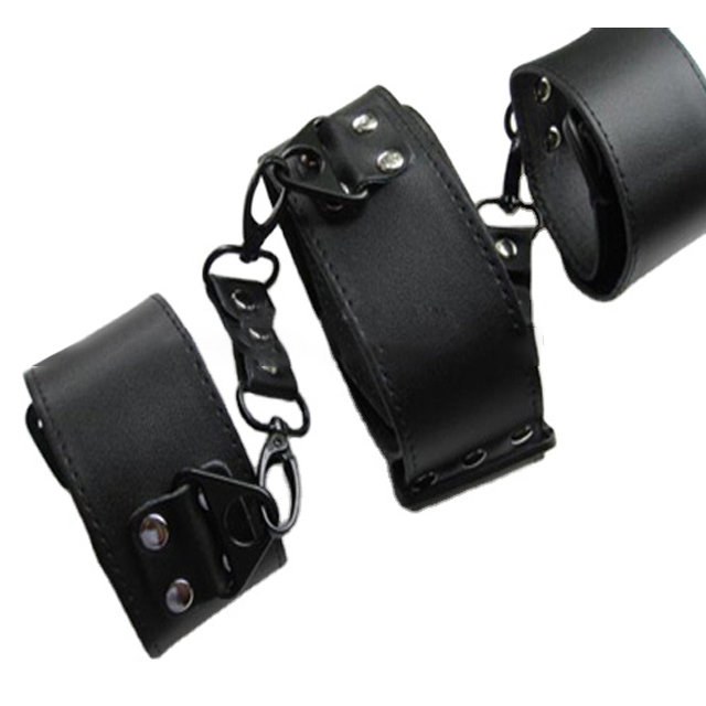 Fresno Surge Leather BDSM Bondage Restraints Neck Collar and Cuff Sex Products Fetish Slave Sex Toy