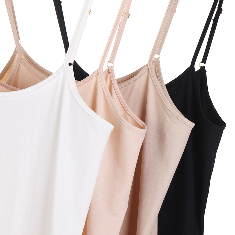 Wholesale Sleeveless Basic Casual Camisole Top Shirt Slim Knit Fitness Women's Tank Tops Women's Underwear