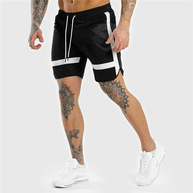 Oem New Casual Wholesale Sports Gym Men Fitness Shorts Workout Quick Dry Breathable Mesh Active Male Sportswear 