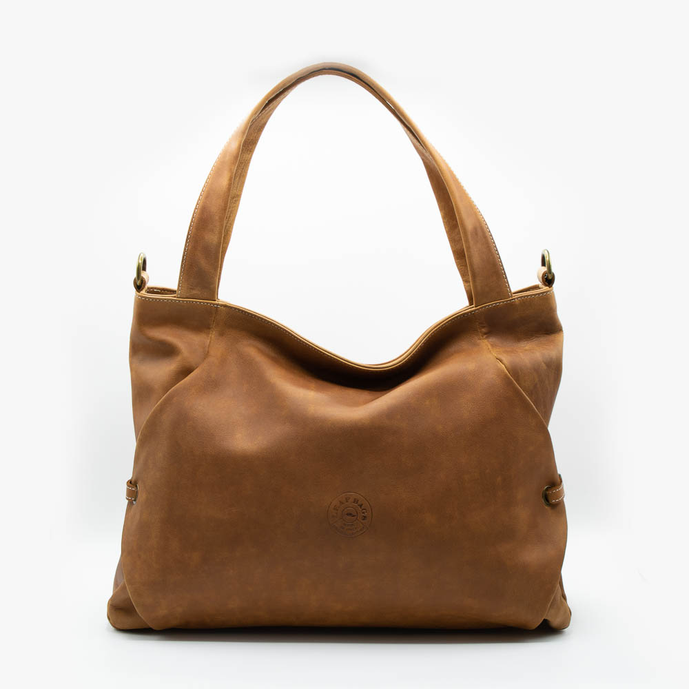 Best Quality Calfskin Genuine Leather Handbags With Removable Shoulder Strap Women Shopping Bags