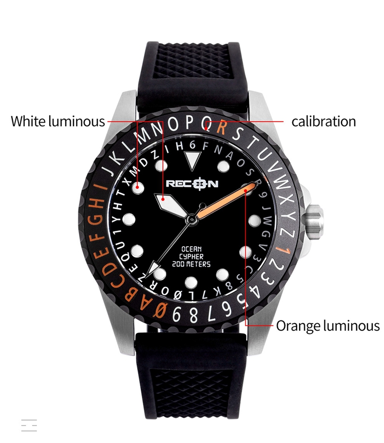 Custom Diving Watches Men Customize Diver Silicone 300atm Water Proof Luxury Automatic Watch 