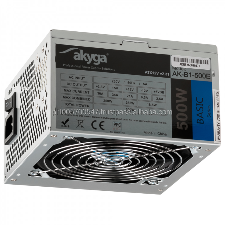 Akyga Computer Psu,Computer Power,Atx Power Supply Ak B1 500e Psu