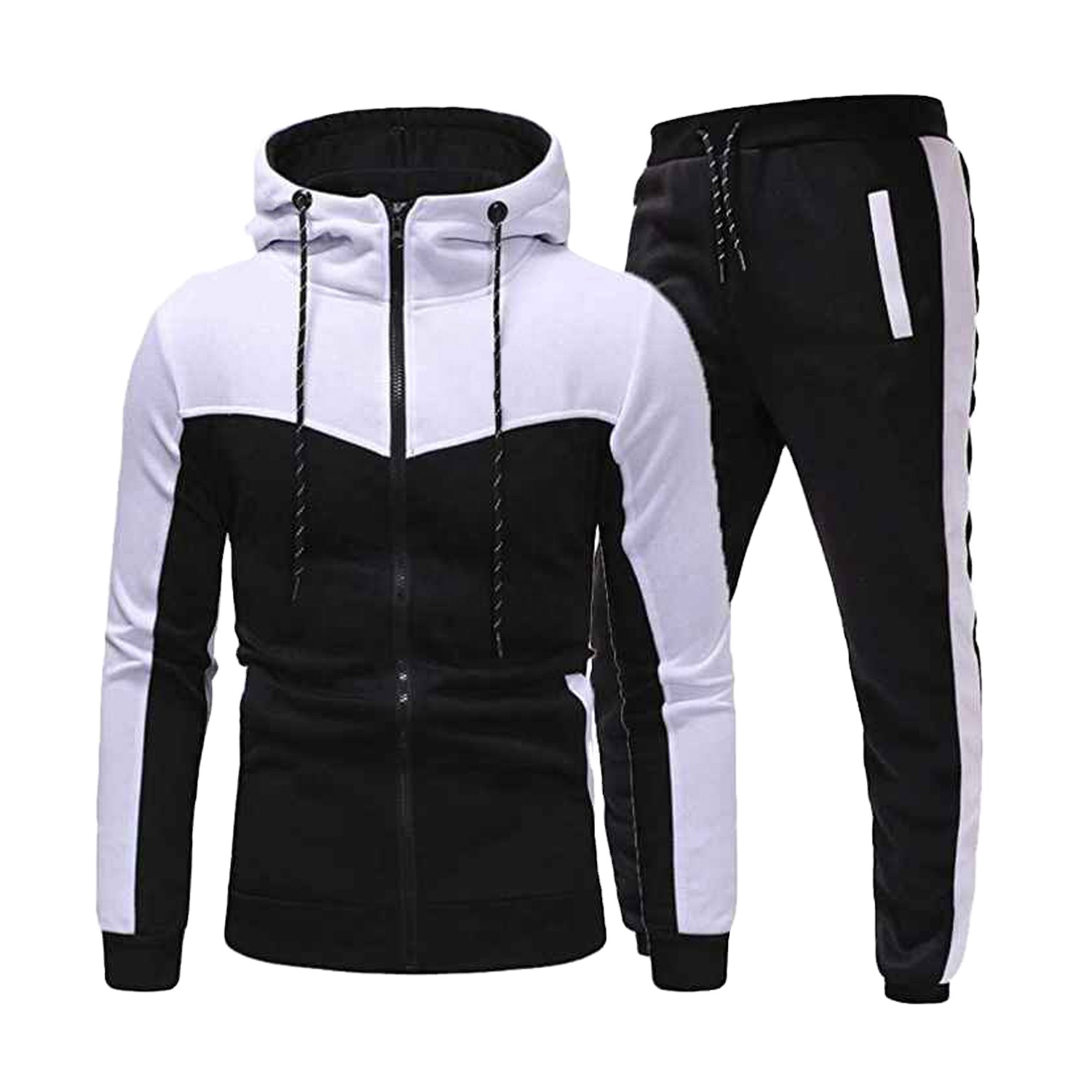 High Quality Wholesale Polyester Nylon Men&#39;s Tracksuits Jogging Sweatsuit Sportswear 