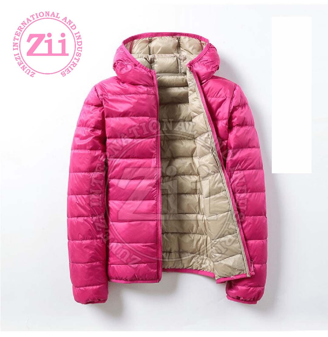 Jackets 2022 Winter Fashion Stylish Custom Design Hoodies Outerwear Feather Puff Down Bubble Coat Womens Puffer Jacket 