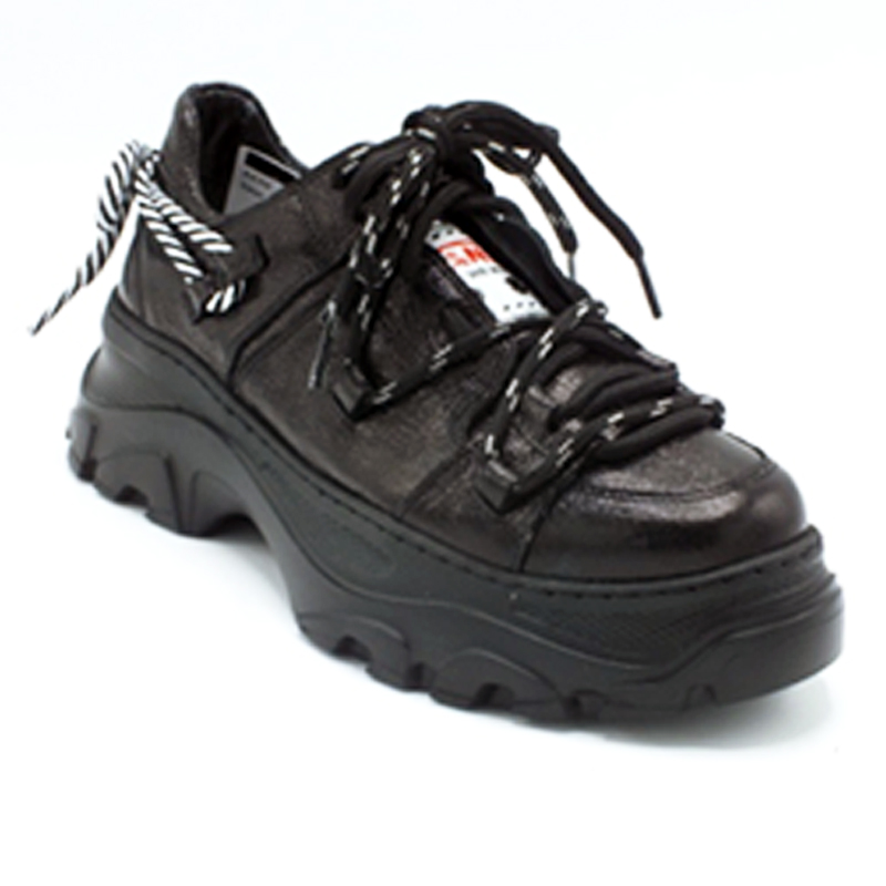 Black And White Lace Embroidered Black Sneakers Fancy Chunky Boots Wholesale Custom Fashion Trend Sports Shoes 