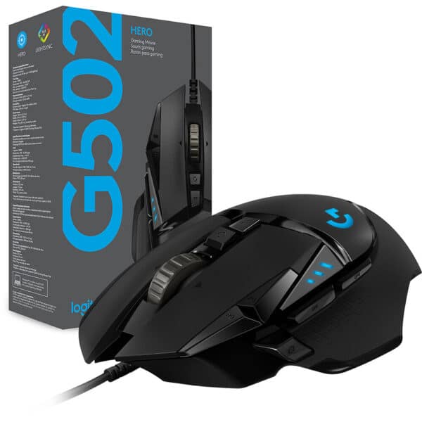 Laptop Computer Accessories High Quality Cheap Price Usb Logitech G G502 Hero Gaming Mouse 