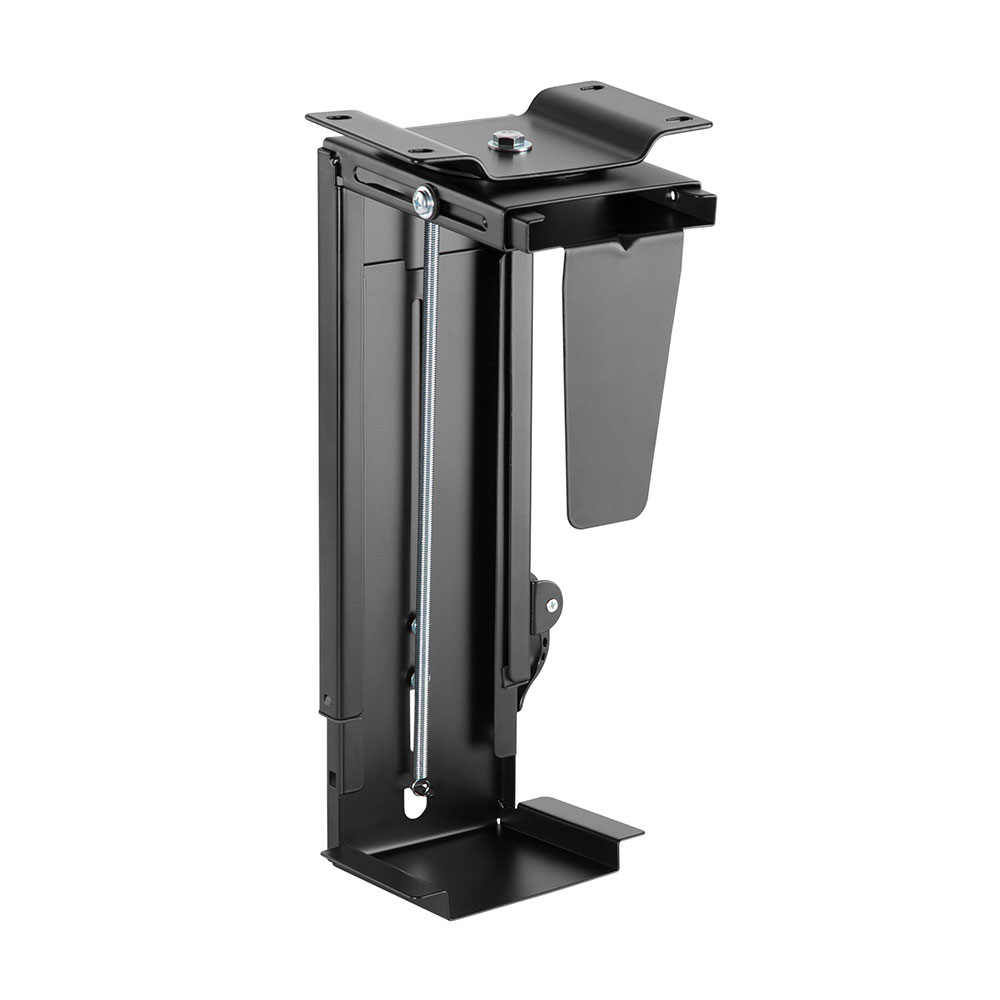 Steplessly Adjustable Computer Accessories Standing Desk Cpu Holder Mount Under Desk Cpu Stand 