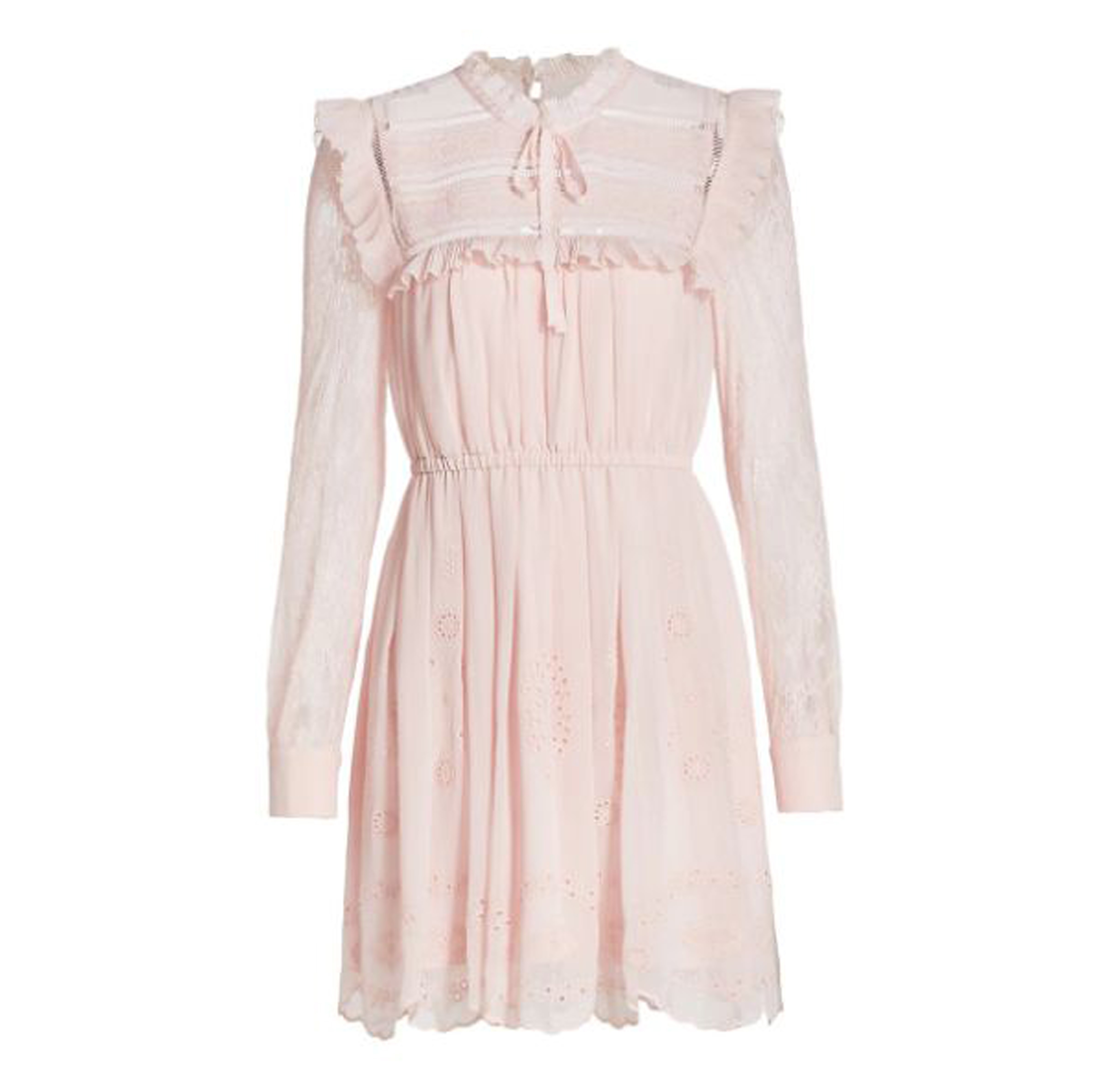 New Latest Design Casual Dress For Girls And Women Embroidered Chiffon Mini Dress Soft And Comfortable 
