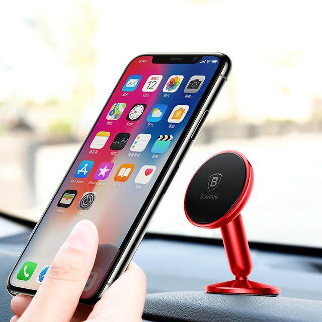 Baseus Universal Car Holder For Mobile Phone Holder Stand In Car Mount Phone Holder For Car 360 Degree Magnetic Car Phone Holder