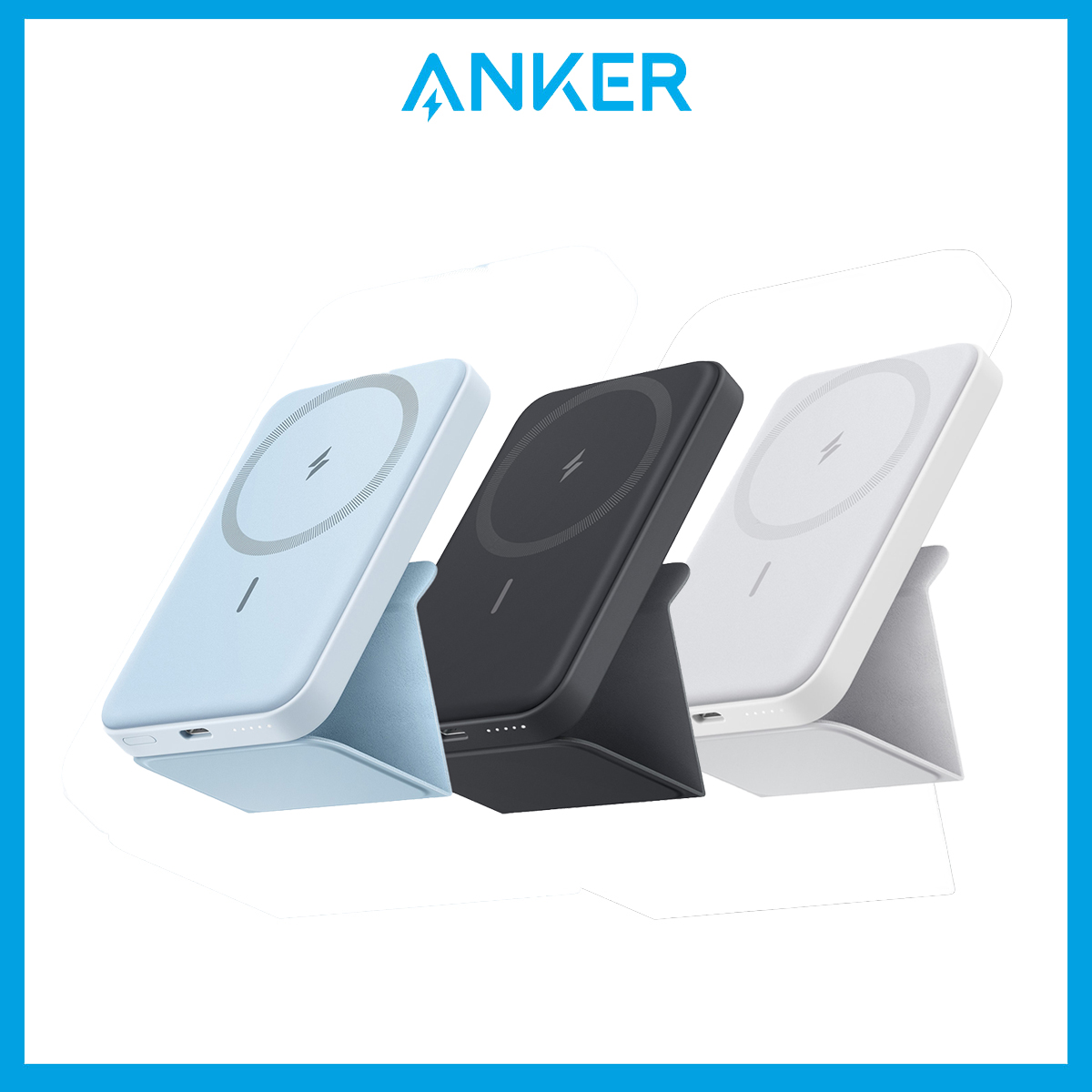 Anker Powerbank 622 Magsafe Powerbank Power Bank Battery Magsafe Charger (MagGo) 5000mAh Magnetic Wireless Charger Portable Charger for iPhone 14/13/12