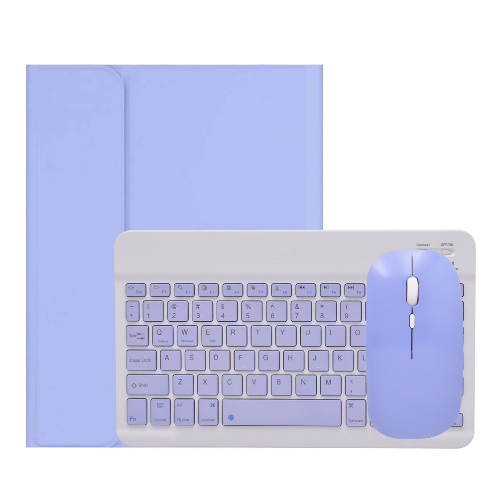 Case for Samsung Galaxy Tab A8 10.5 SM-X200 SM-X205 Keyboard Case for Samsung Tab A8 2021 Mouse Mini Detachable Keyboard Cover with Pencil Slot