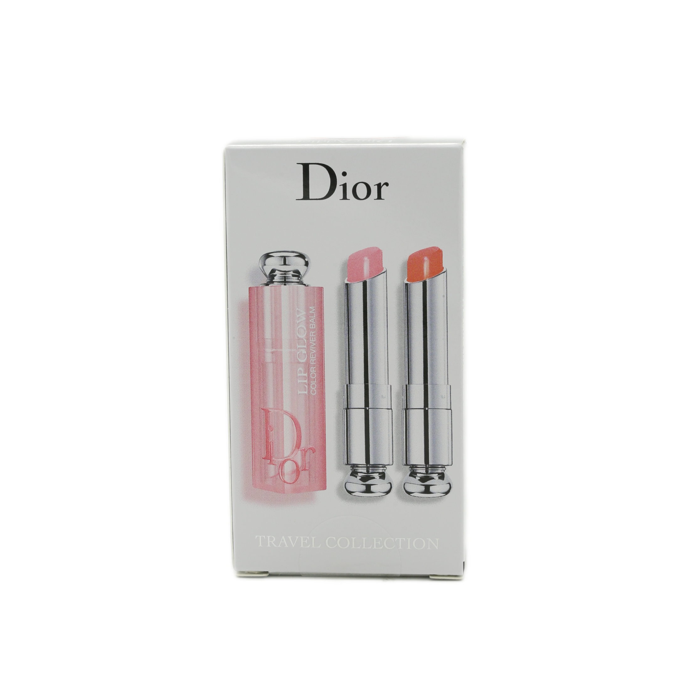 CHRISTIAN DIOR Addict Lip Glow Lipstick Set 3.2g x 2 (001 + 004)