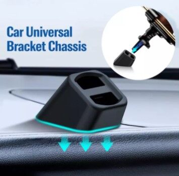 KISSCASE Universal Wireless Car Charger Stand Base Dashboard Mount Car Mobile Phone Holder Bracket Air Outlet Clip Accessories