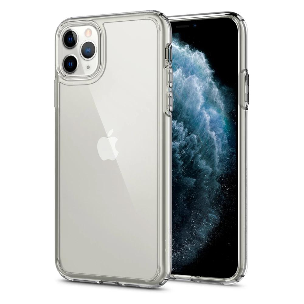 Spigen iPhone 11 Pro Case Ultra Hybrid Crystal Clear Designed For Apple iPhone 11 Pro 2019 Mil-grade Certified with Air Cushion Technology Precise Fit Scratch Defense Drop Protection Casing Cover Phon