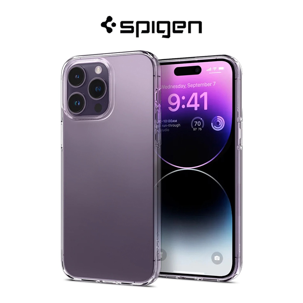 Spigen iPhone 14 Pro Max (6.7") Case Liquid Crystal / Crystal Flex Clear Casing Slim Protective iPhone Cover