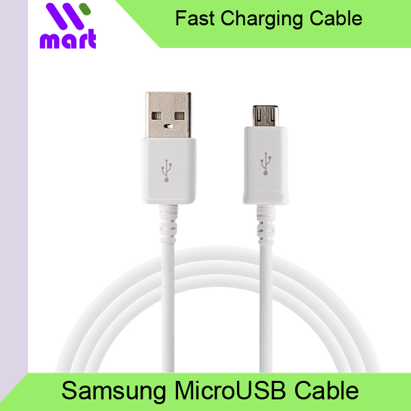 Samsung Cable MicroUSB to USB A Cable Fast Charging (White)