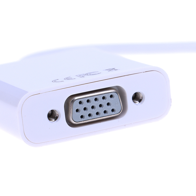 【HJ】 USB C to Female VGA 1080p HDTV Cable Adapter Type-C USB 3.1 to VGA Adaptor