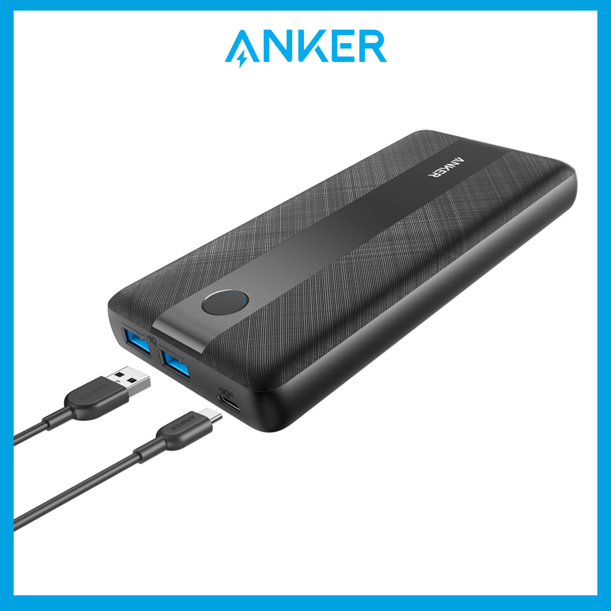 Anker 535 PowerCore III 19200mAh Huge Capacity 60W Power Delivery Portable Charger Power Bank Fast Charge Powerbank for MacBook Air/Pro/Dell XPS, iPad Pro 2020, iPhone 14 Pro Max/14 Pro/14 Plus/14, iP