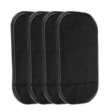 4PCs Black Magic Sticky Pad Anti Slip Mat Car Dashboard for Cell Phone (BLack) (EXPORT)
