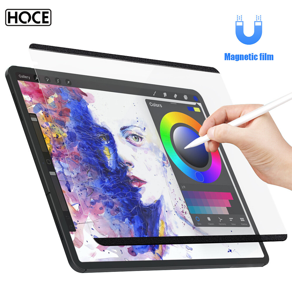 HOCE Paper Like Screen Protector Paper Film For iPad Pro 11 12.9 iPad 9 Air 4 10.9 10.2 10.5 iPad Mini 6 5 4 3 2 1 Removable Magnetic Attraction Paperlike